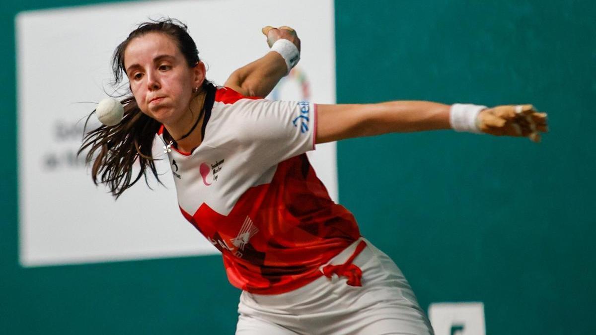 Olatz Arrizabalaga, en un encuentro anterior.